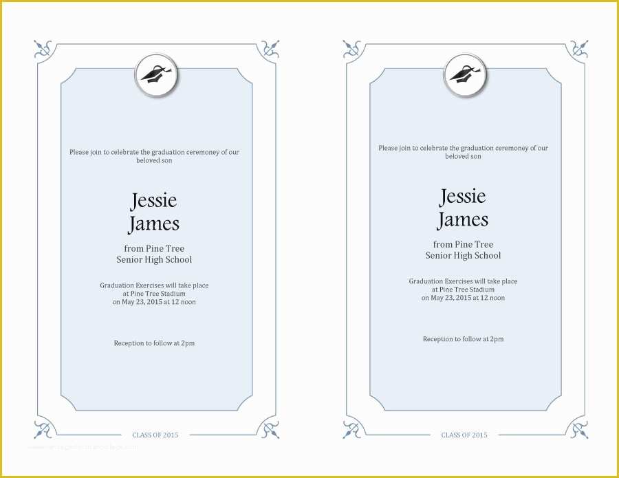 Free Graduation Invitation Templates Of 40 Free Graduation Invitation Templates Template Lab