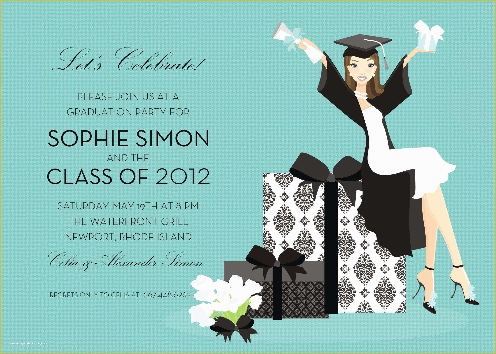 Free Graduation Invitation Templates Of Free Graduation Invitation Templates Free Graduation