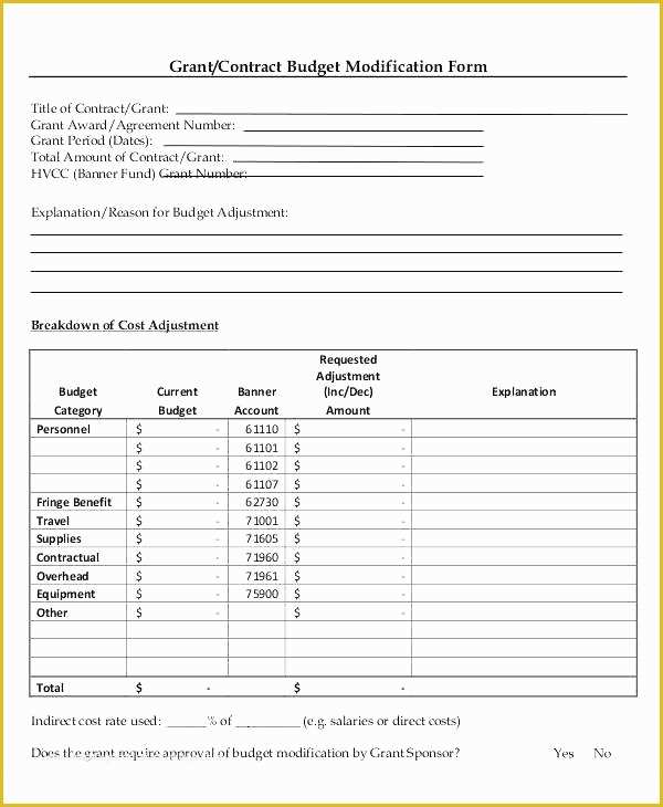 Free Grant Proposal Template Word Of Cost Proposal Template Free Word Excel format Download