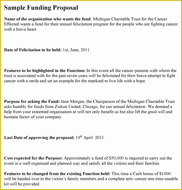 Free Grant Proposal Template Word Of Free Grant Proposal Template Word Excel Pdf formats
