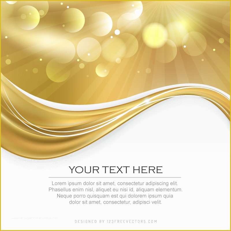 Free Graphic Design Templates Of Abstract Gold Background Graphic Design Template