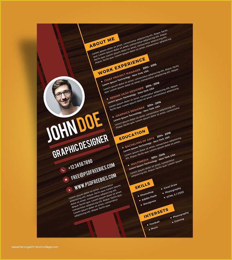 Free Graphic Design Templates Of Free Creative Resume Design Template for Graphic Designer