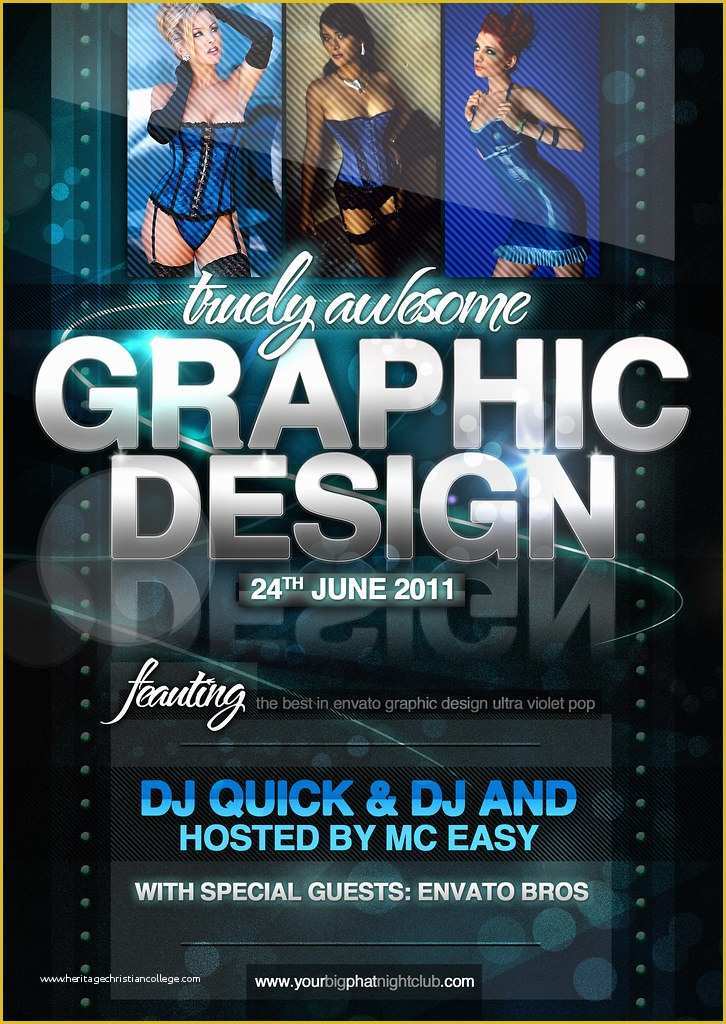 Free Graphic Design Templates Of Graphic Design Nightclub event Psd Flyer Template