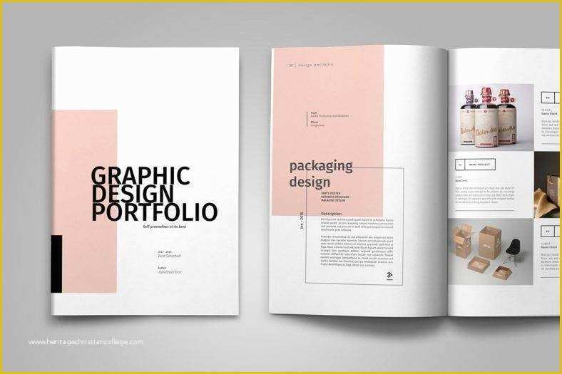 Free Graphic Design Templates Of Magazine Portfolio Templates