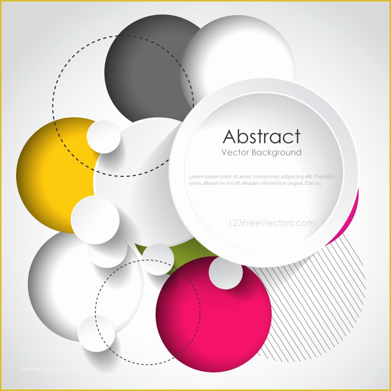 Free Graphic Design Templates Of Modern Abstract Circle Background Design Template