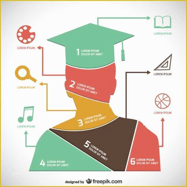 Free Graphic Templates Of Academic Infographic Template Free Vector