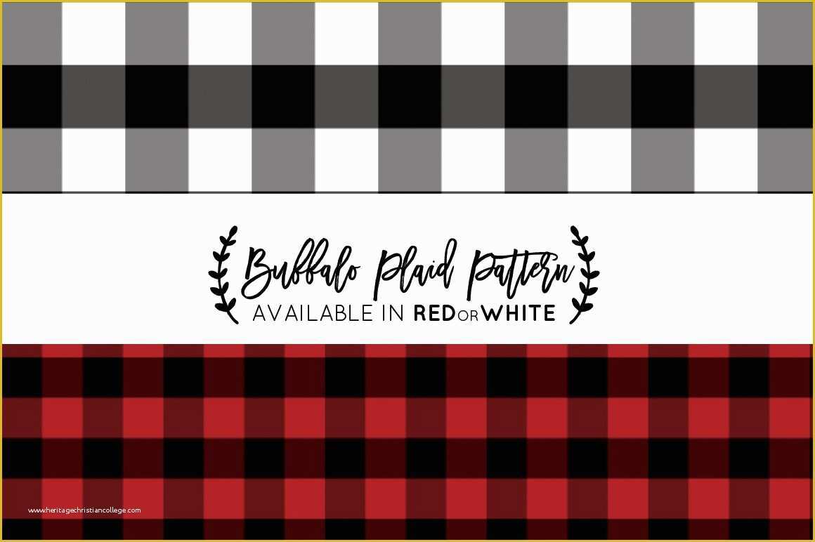 Free Graphic Templates Of Buffalo Plaid Pattern