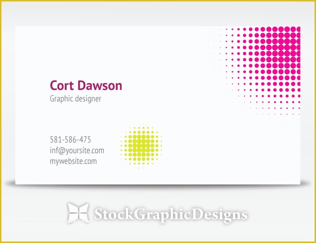 Free Graphic Templates Of Designer Business Card Vector
