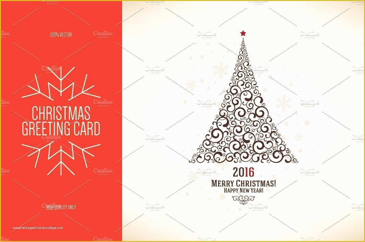 Free Greeting Card Templates Of Christmas and New Year Greeting Card Card Templates