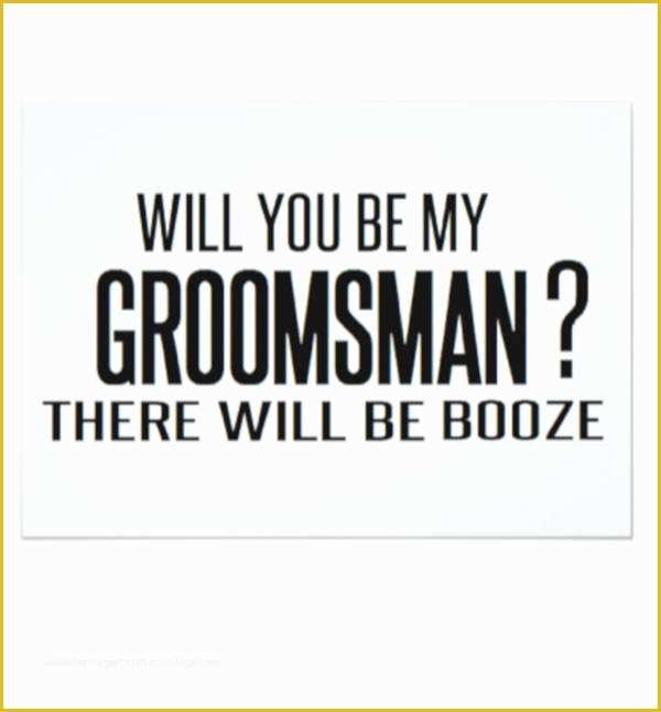 Free Groomsman Card Template Of 14 Groomsmen Invitation Card Templates Psd Ai