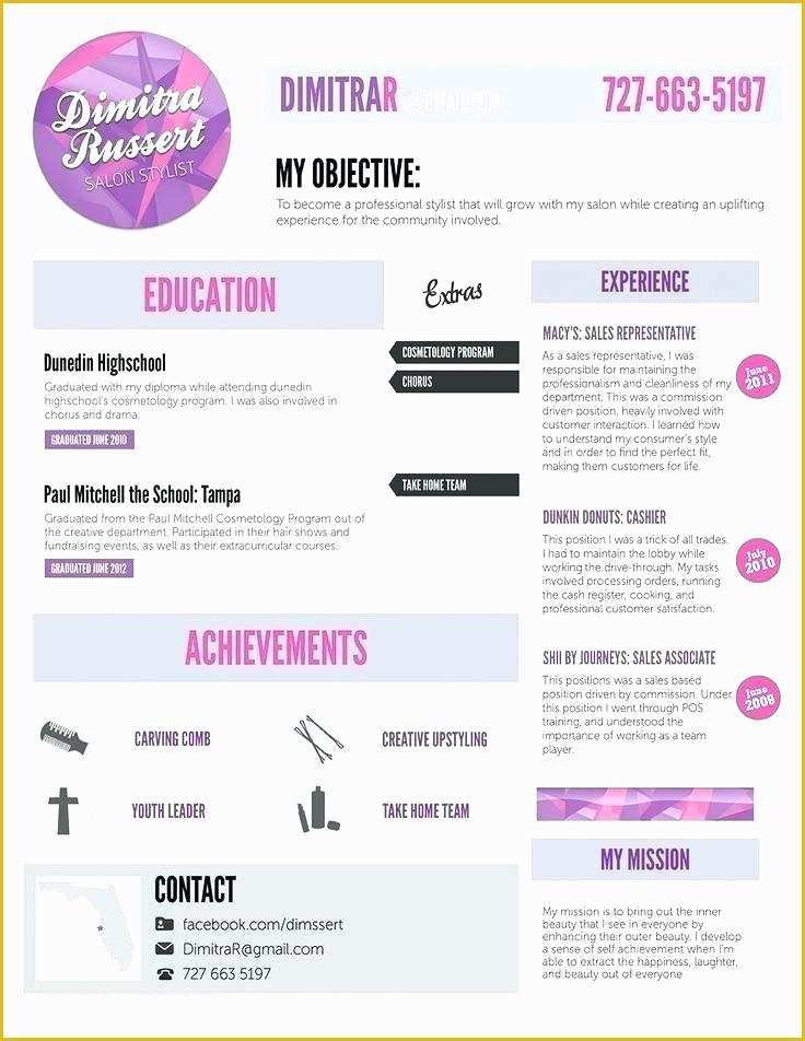 Free Hair Stylist Resume Templates Download Of Hair Stylist Resume Hairstylist Templates Free Creative