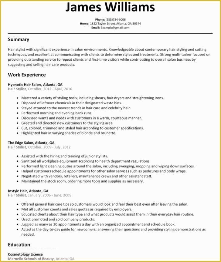 Free Hair Stylist Resume Templates Download Of New Resume Templates 2019 Free Download Full Hd Tag New