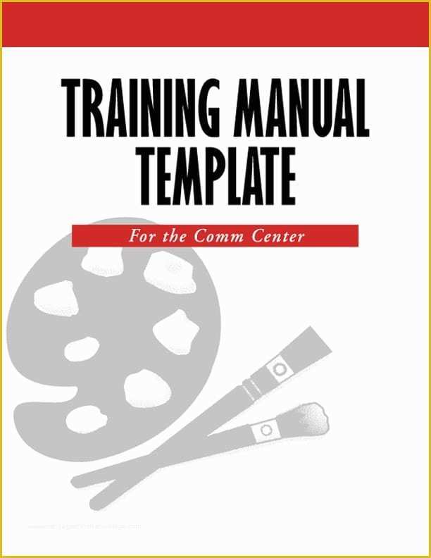 Free Handbook Template Word Of 5 Free Training Manual Templates Excel Pdf formats