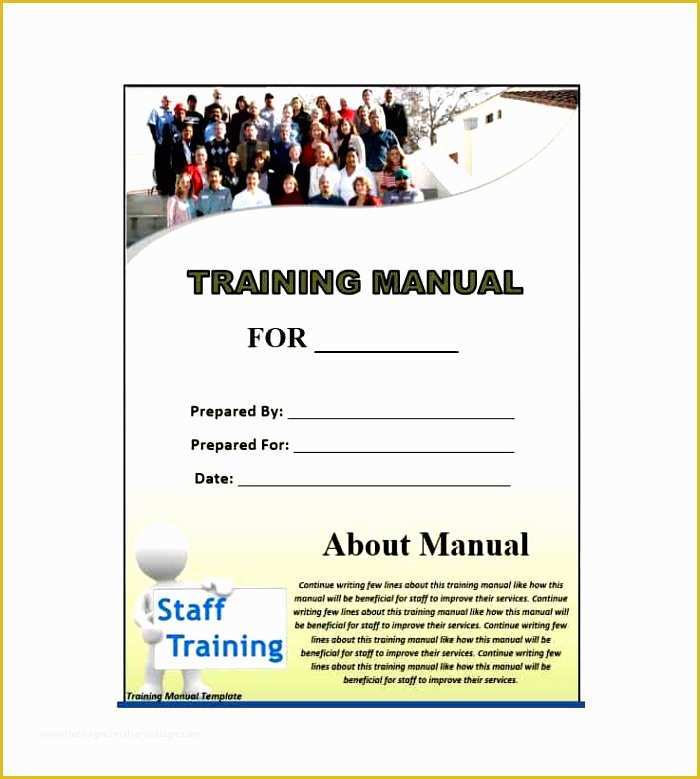 Free Handbook Template Word Of 5 Training Guide Template Word Free Sampletemplatess