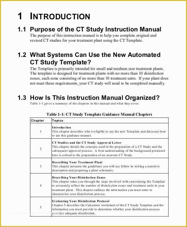 Free Handbook Template Word Of Instruction Manual Template 10 Free Word Pdf Documents