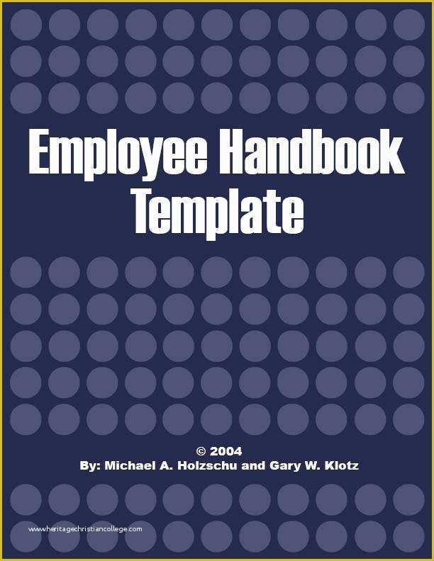 Free Handbook Template Word Of Suresh Inforesearch