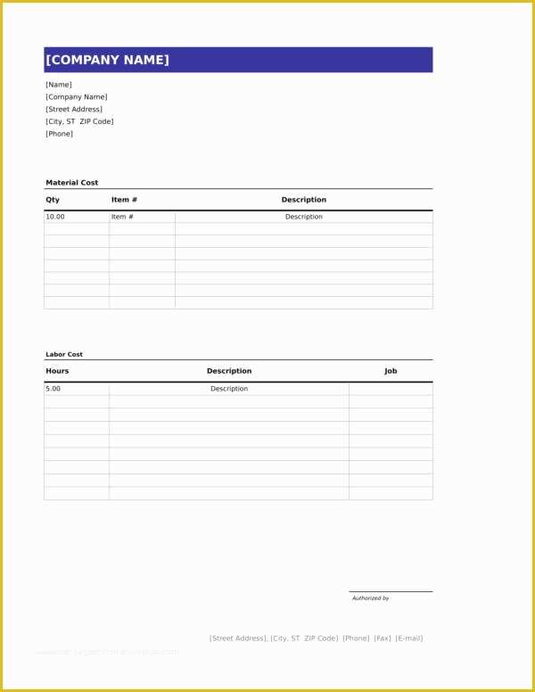 Free Handyman Invoice Template Of 12 Handyman Invoice Templates – Pdf Word Excel