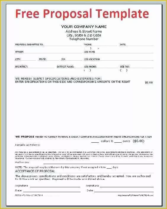 Free Handyman Proposal Templates Of Free Handyman Contract Samples Handy Man Resume Sample