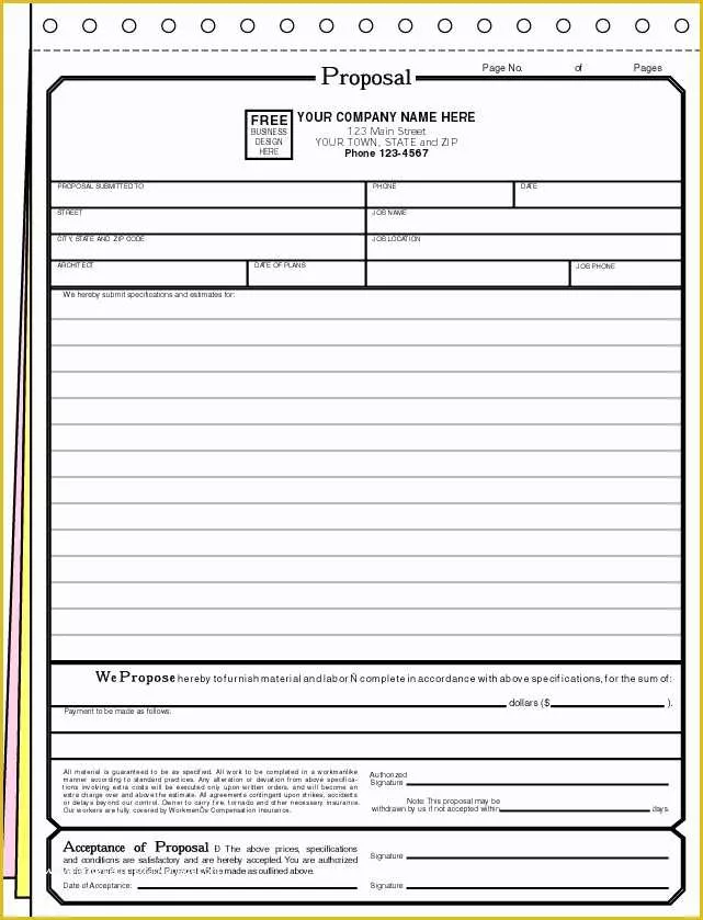 Free Handyman Proposal Templates Of Handyman Proposal Template Handyman Proposal Template