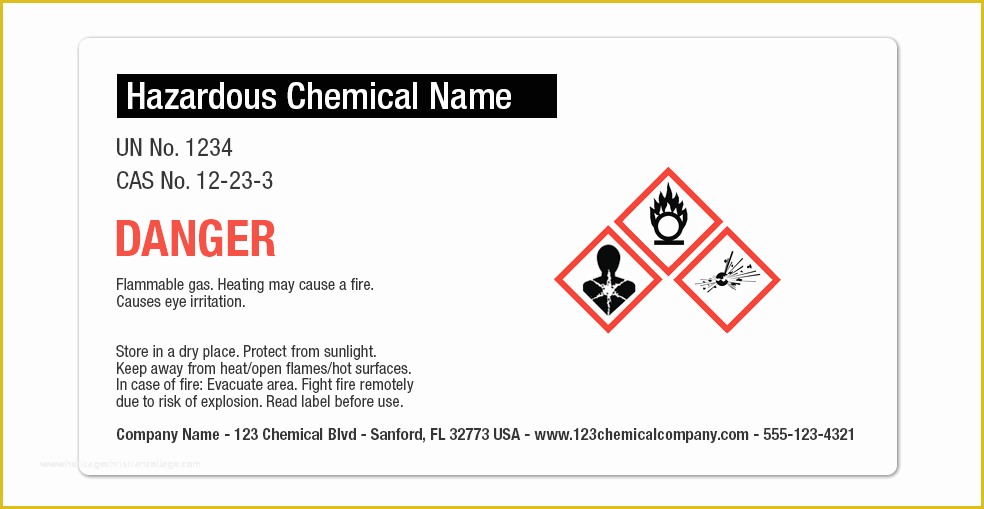 Free Hazardous Waste Label Template Of Getting Your Ghs Labels Osha Ready Linelabels