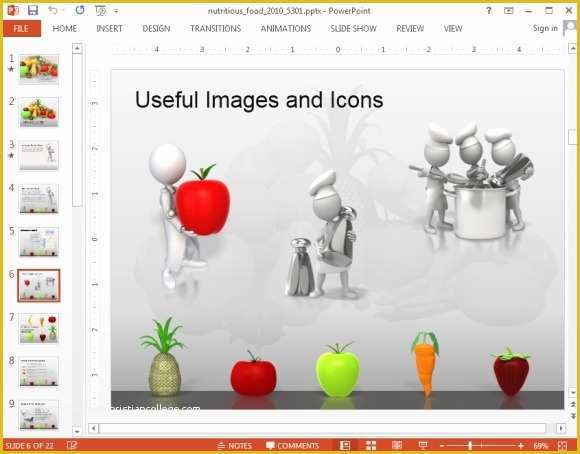 Free Health and Nutrition Powerpoint Templates Of Animated Nutrition Powerpoint Templates