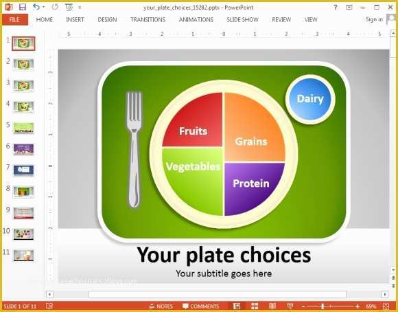 Free Health and Nutrition Powerpoint Templates Of Animated Nutrition Powerpoint Templates