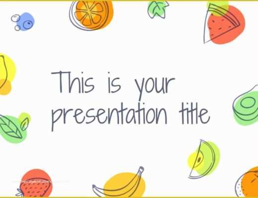 Free Health and Nutrition Powerpoint Templates Of Free Playful Template for Powerpoint or Google Slides with