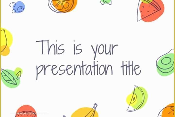 Free Health and Nutrition Powerpoint Templates Of Free Playful Template for Powerpoint or Google Slides with