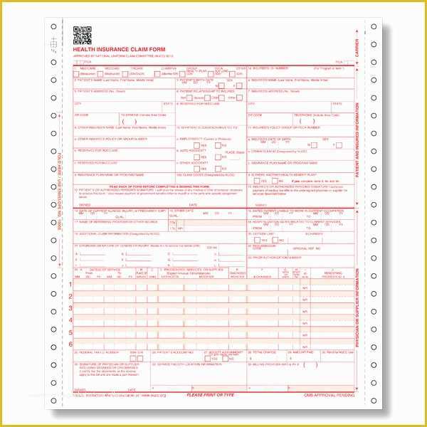 Free Health Insurance Claim form 1500 Template Of Medical Claim form 1500 – Templates Free Printable