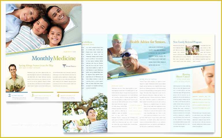 Free Health Newsletter Templates Of Family Physician Newsletter Template Word & Publisher