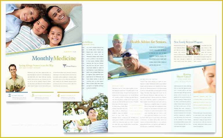 Free Health Newsletter Templates Of Family Physician Newsletter Template Word &amp; Publisher