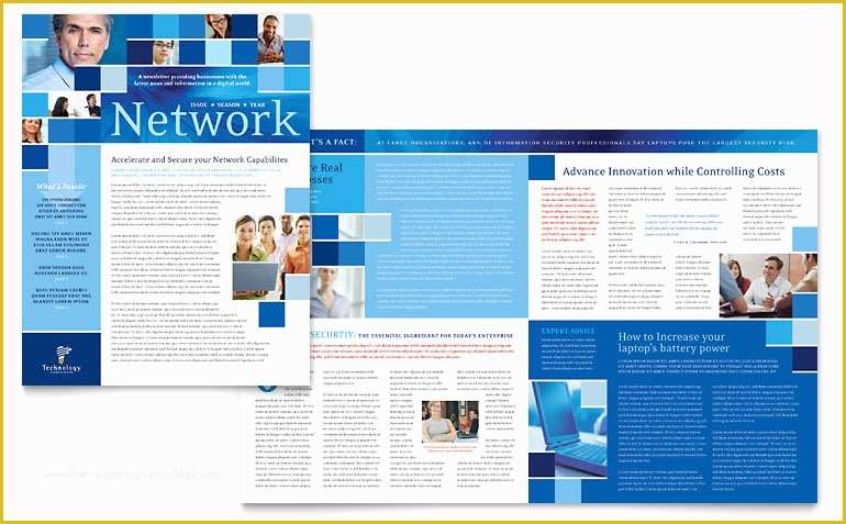 Free Health Newsletter Templates Of Technology Consulting & It Newsletter Template Word