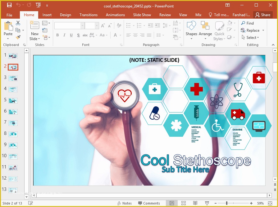 Free Healthcare Powerpoint Templates Of Animated Medical Powerpoint Template