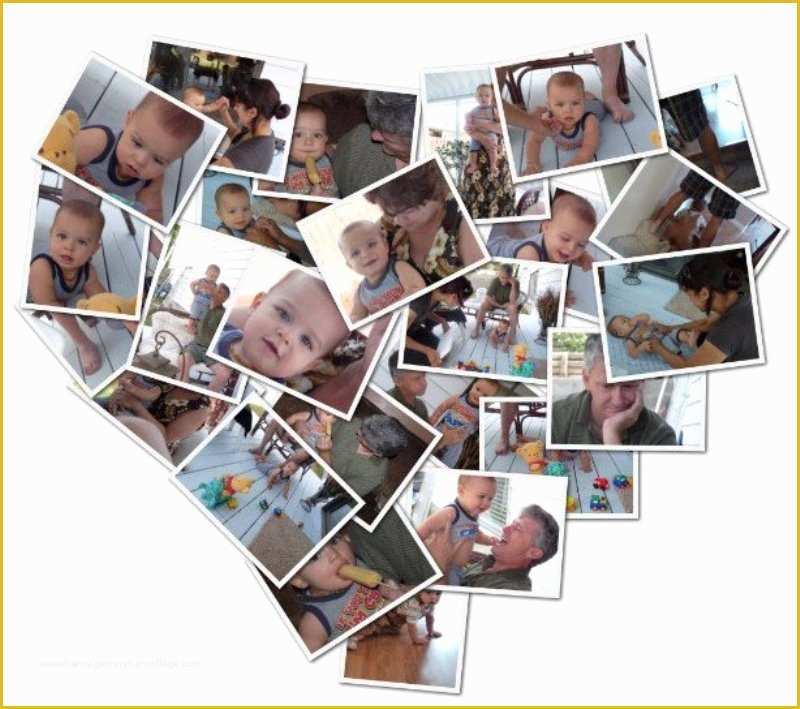 Free Heart Shaped Photo Collage Template Of Download Free software Heart Shape Collage Template