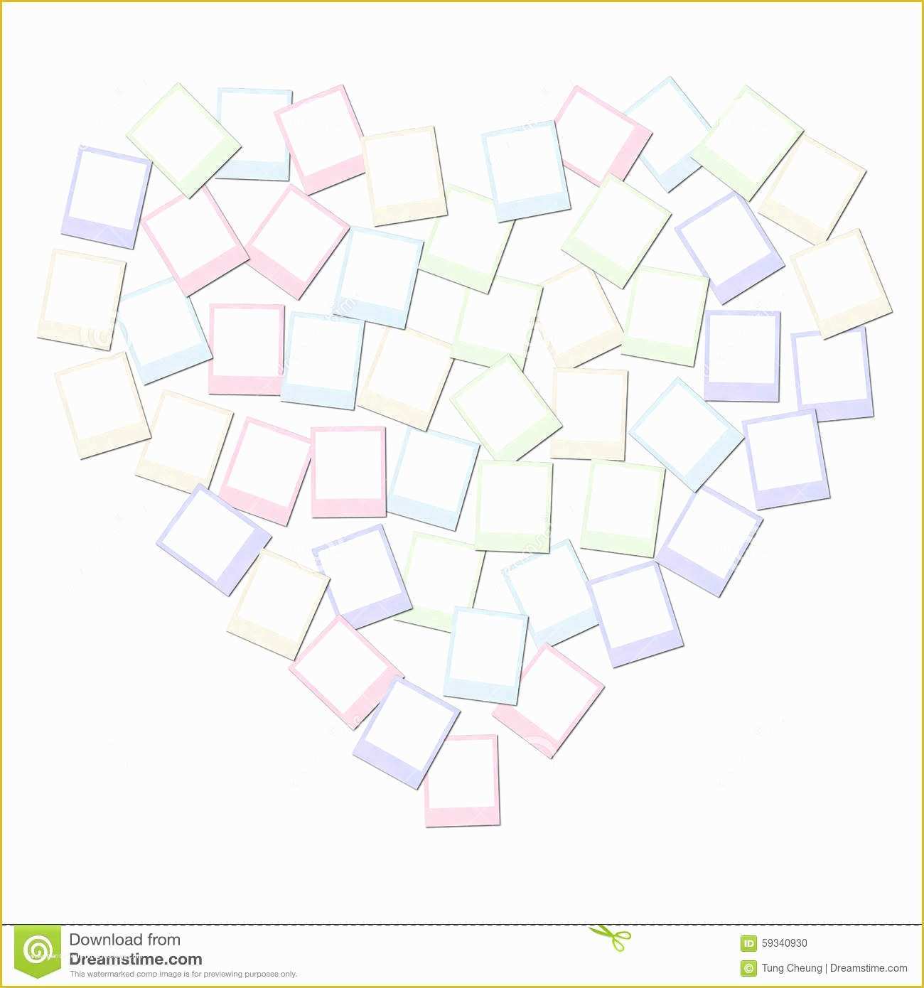 Free Heart Shaped Photo Collage Template Of Heart Shape Collage Stock Illustration Illustration Of