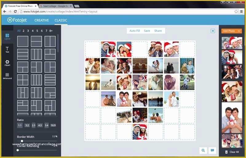 Free Heart Shaped Photo Collage Template Of Simple and Great Christmas Collage Ideas You May Want to Know