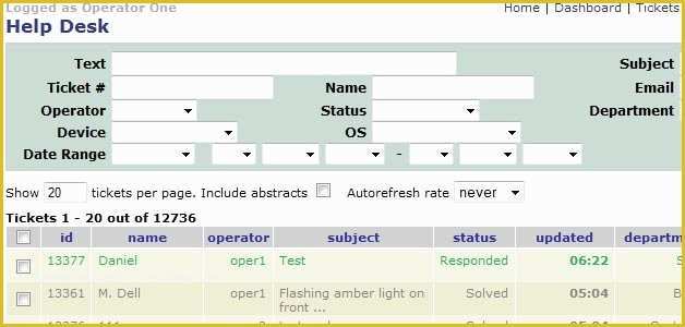 Free Help Desk Trouble Ticket Template Of 9 Free Open source Ticket Systems Neweb