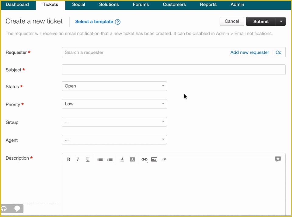 Free Help Desk Trouble Ticket Template Of Creating and Using Ticket Templates Freshdesk