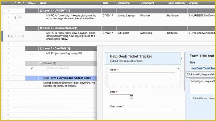 Free Help Desk Trouble Ticket Template Of Papersrutor Blog