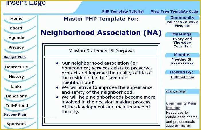 Free Hoa Newsletter Templates Of Featured Web Sites Web Pages for Ibdhost Web Hosting