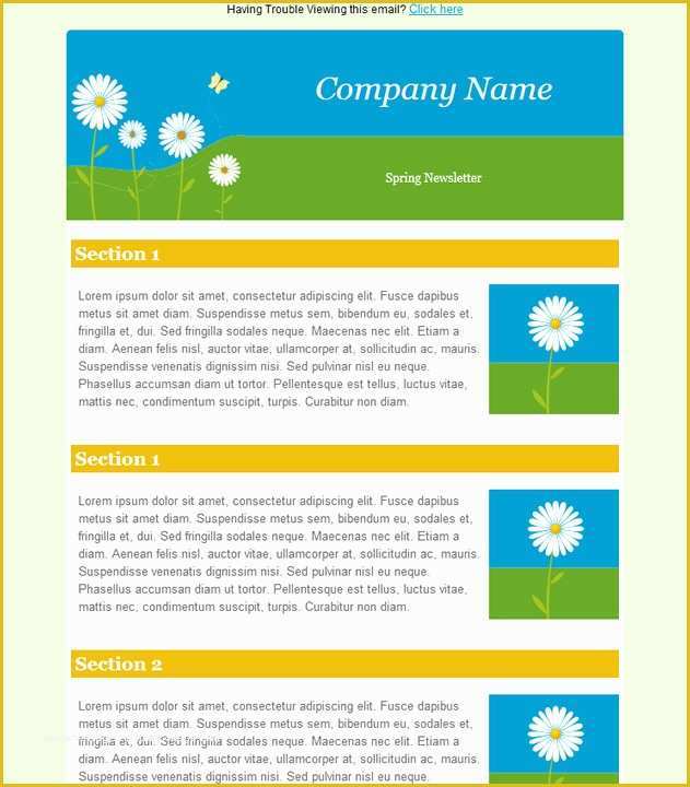 Free Hoa Newsletter Templates Of Spring Newsletter Ideas Easy Newsletter Templates Best