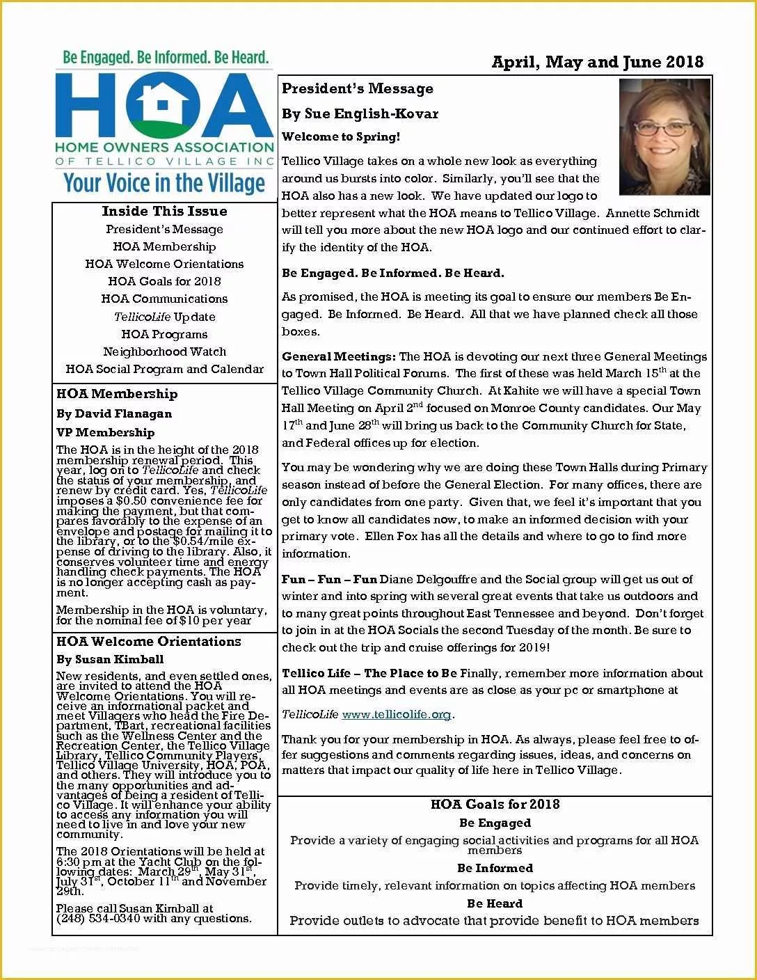 50 Free Hoa Newsletter Templates Heritagechristiancollege