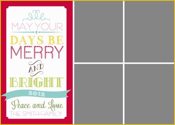 Free Holiday Card Templates Of Free Christmas Card Templates