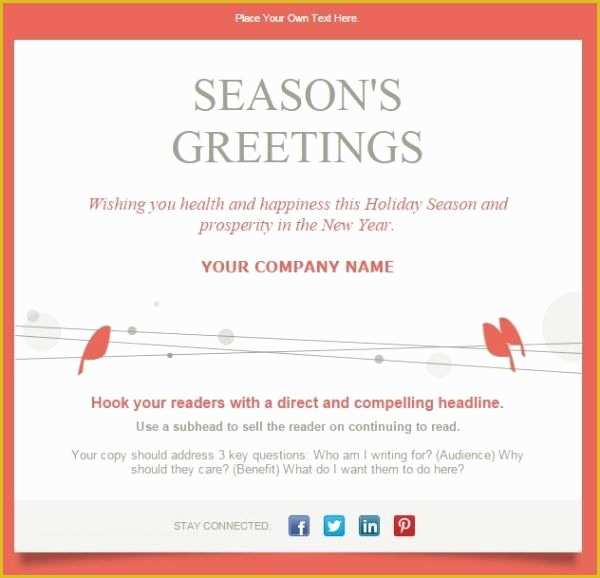 Free Holiday Email Templates for Business Of 11 Holiday Email Templates for Small Businesses