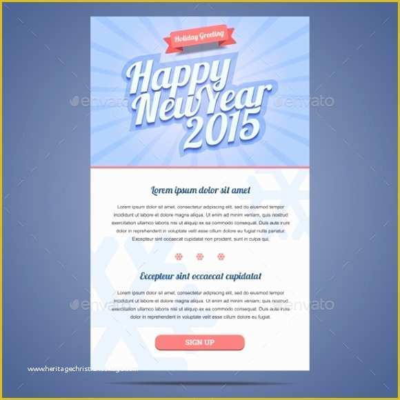 Free Holiday Email Templates for Business Of 12 New Year Email Templates to Download