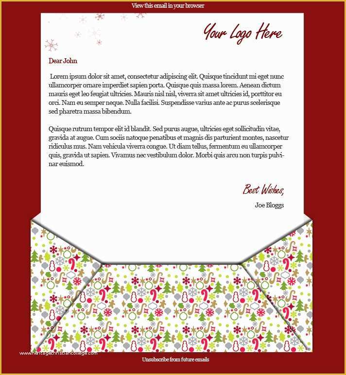 Free Holiday Email Templates for Business Of 2 Free Xmas Email Templates Wired Marketing