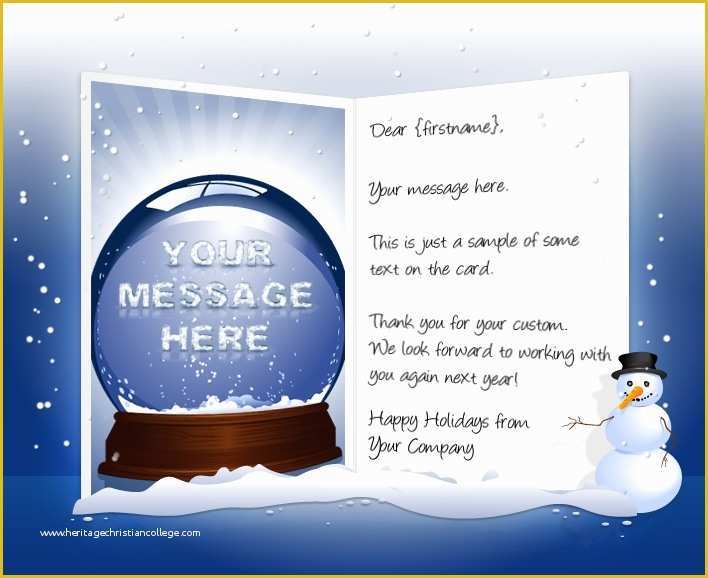 Free Holiday Email Templates for Business Of Christmas Ecards for Business