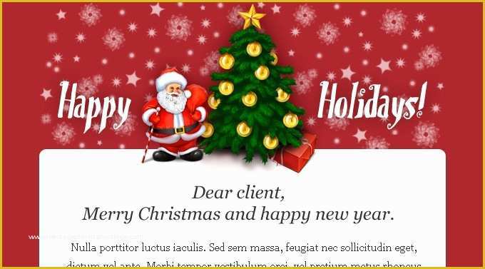 Free Holiday Email Templates for Business Of Email Christmas Cards Template Free Invitation Template