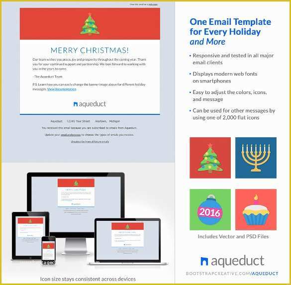 Free Holiday Email Templates for Business Of Holiday Email Template – 18 Free Jpg Psd format Download