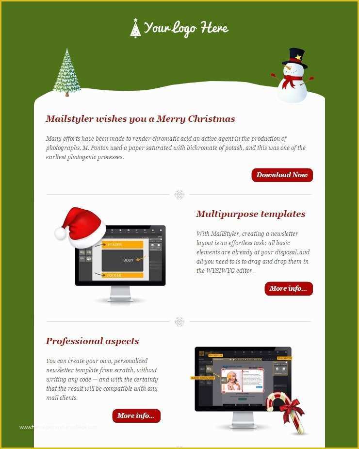 Free Holiday Email Templates Of 104 20 Free Christmas and New Year Email Templates